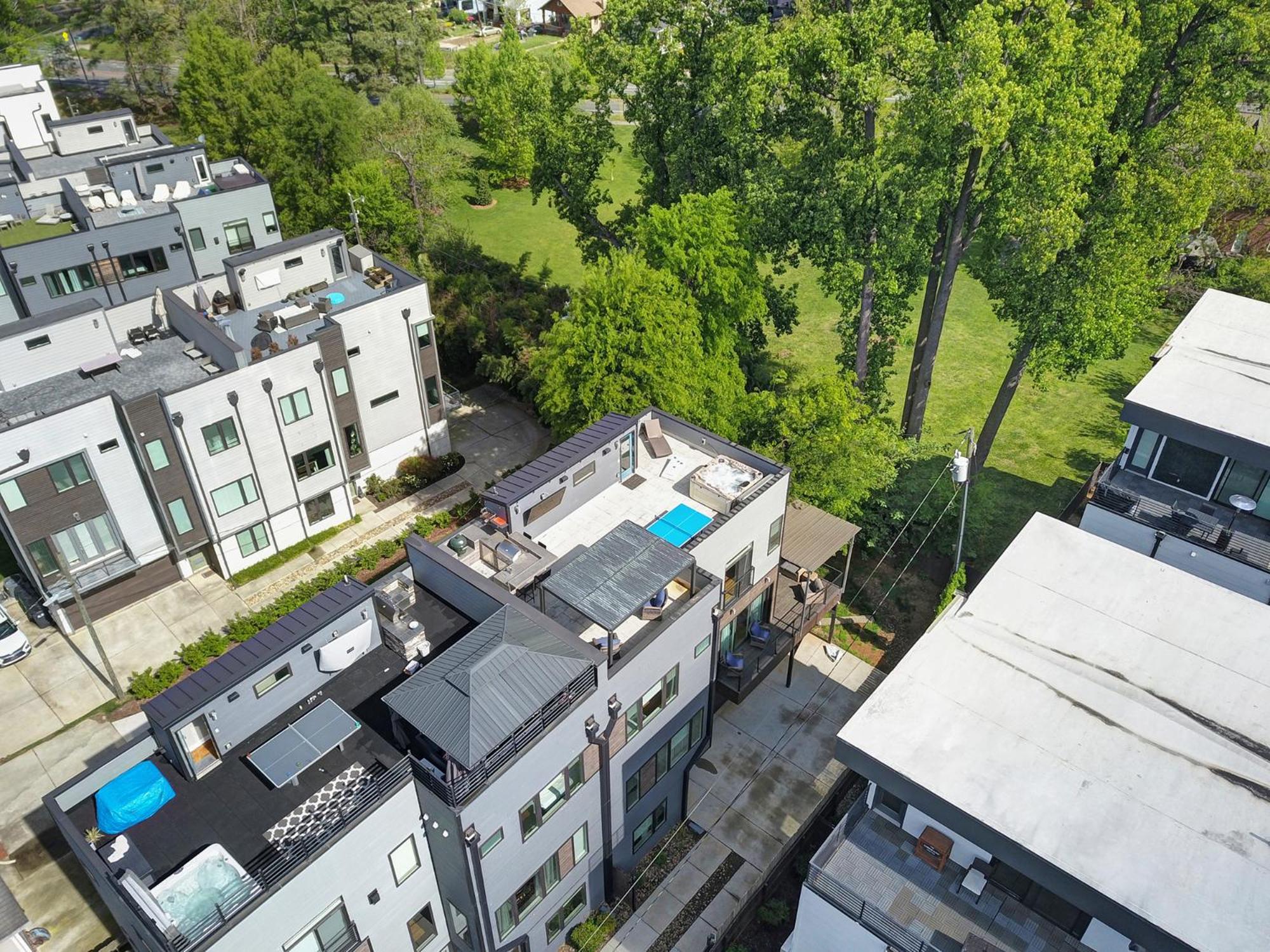 906 Westbrook B City Views Rooftop Hot Tub And Short Walk To Stadium Charlotte Buitenkant foto
